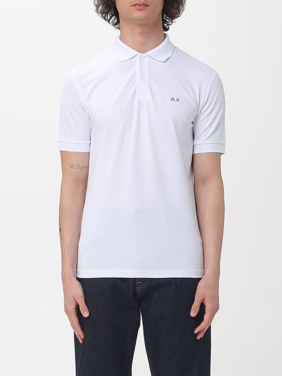Polo Shirt Men color White
