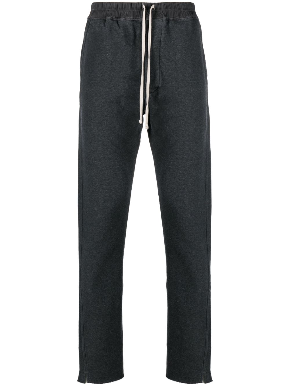 Organic-cotton track pants - Grey