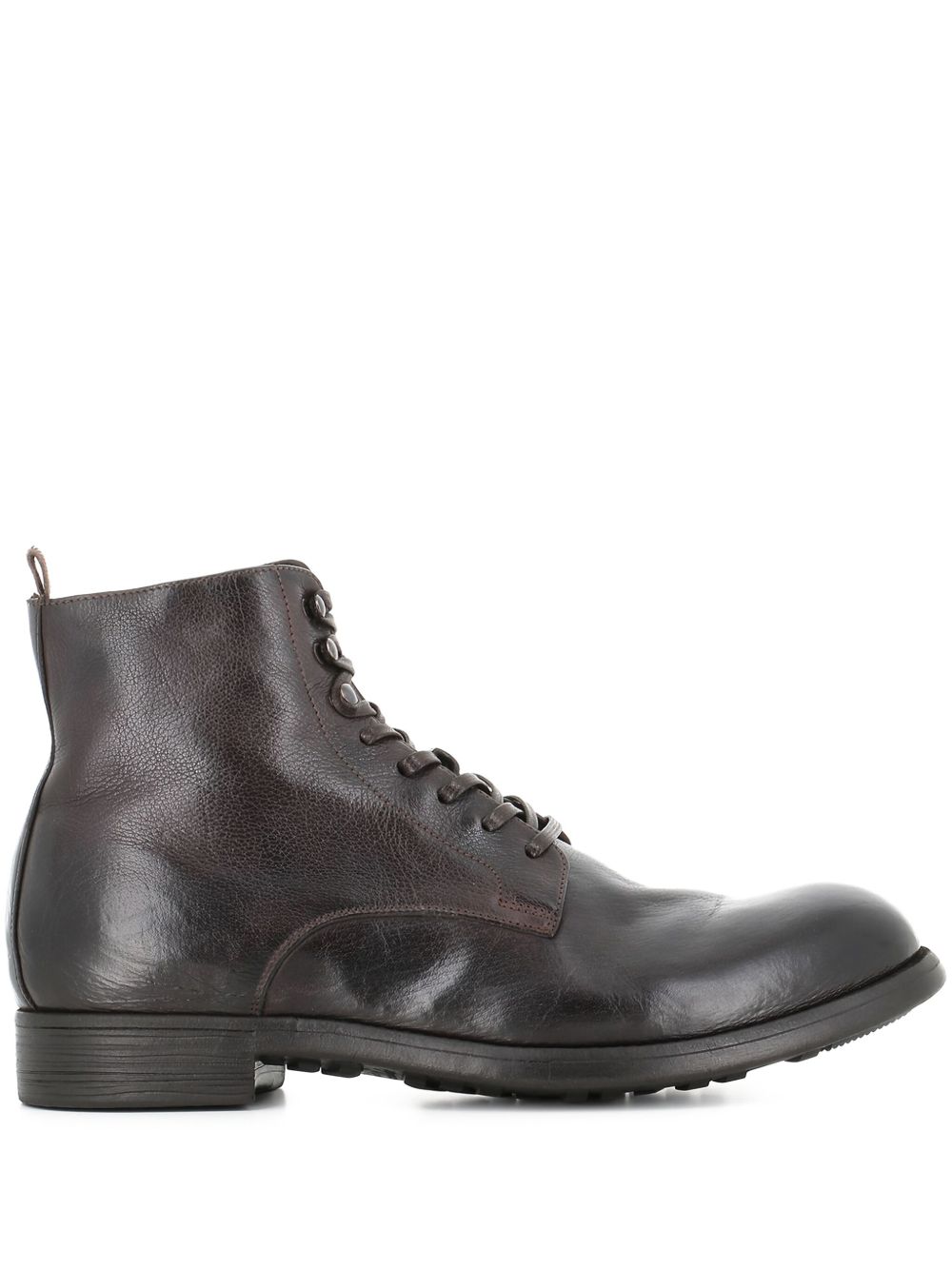 Lace-up chelsea boots - Brown