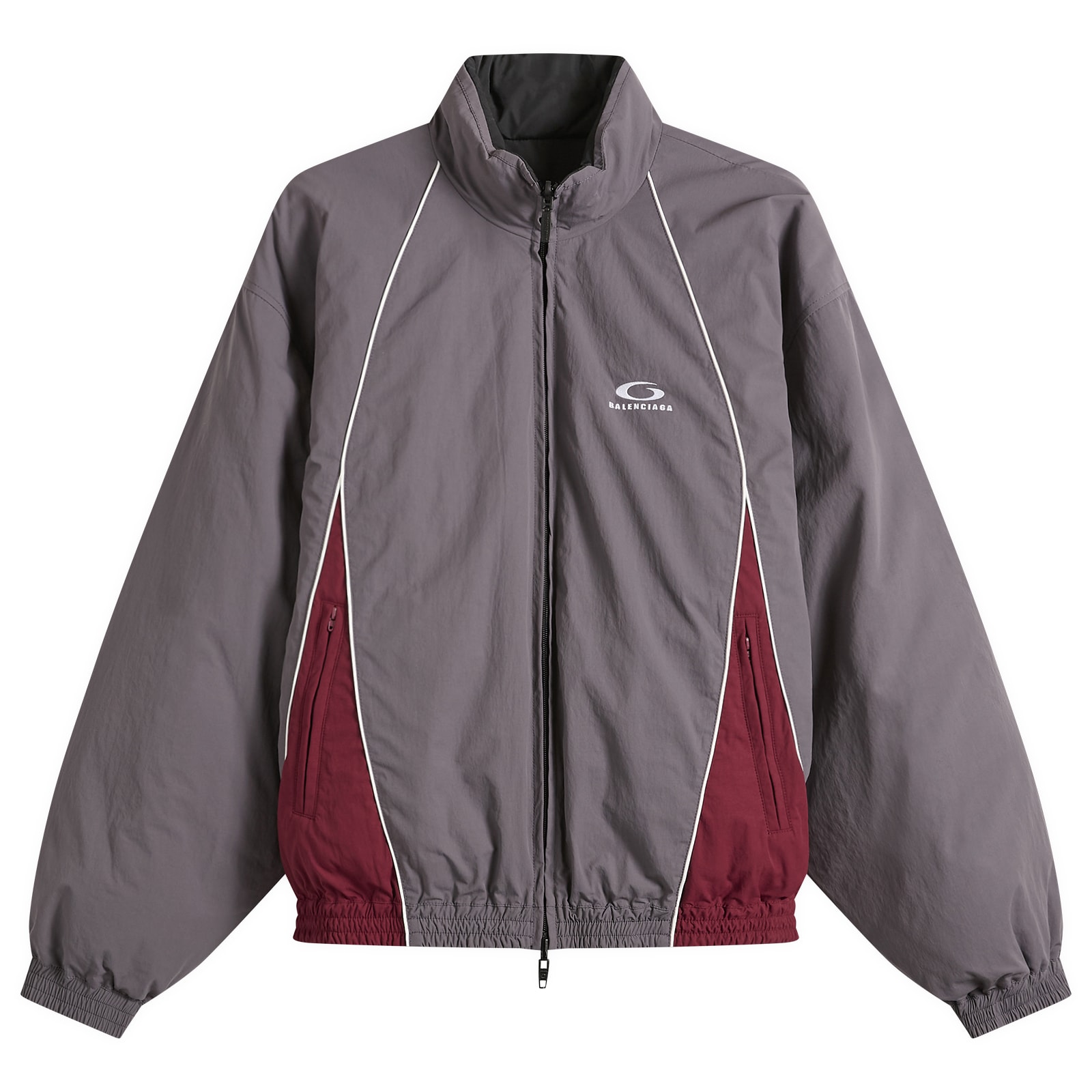 Men's Reversible Nylon Padded Jacket Smoky Purple