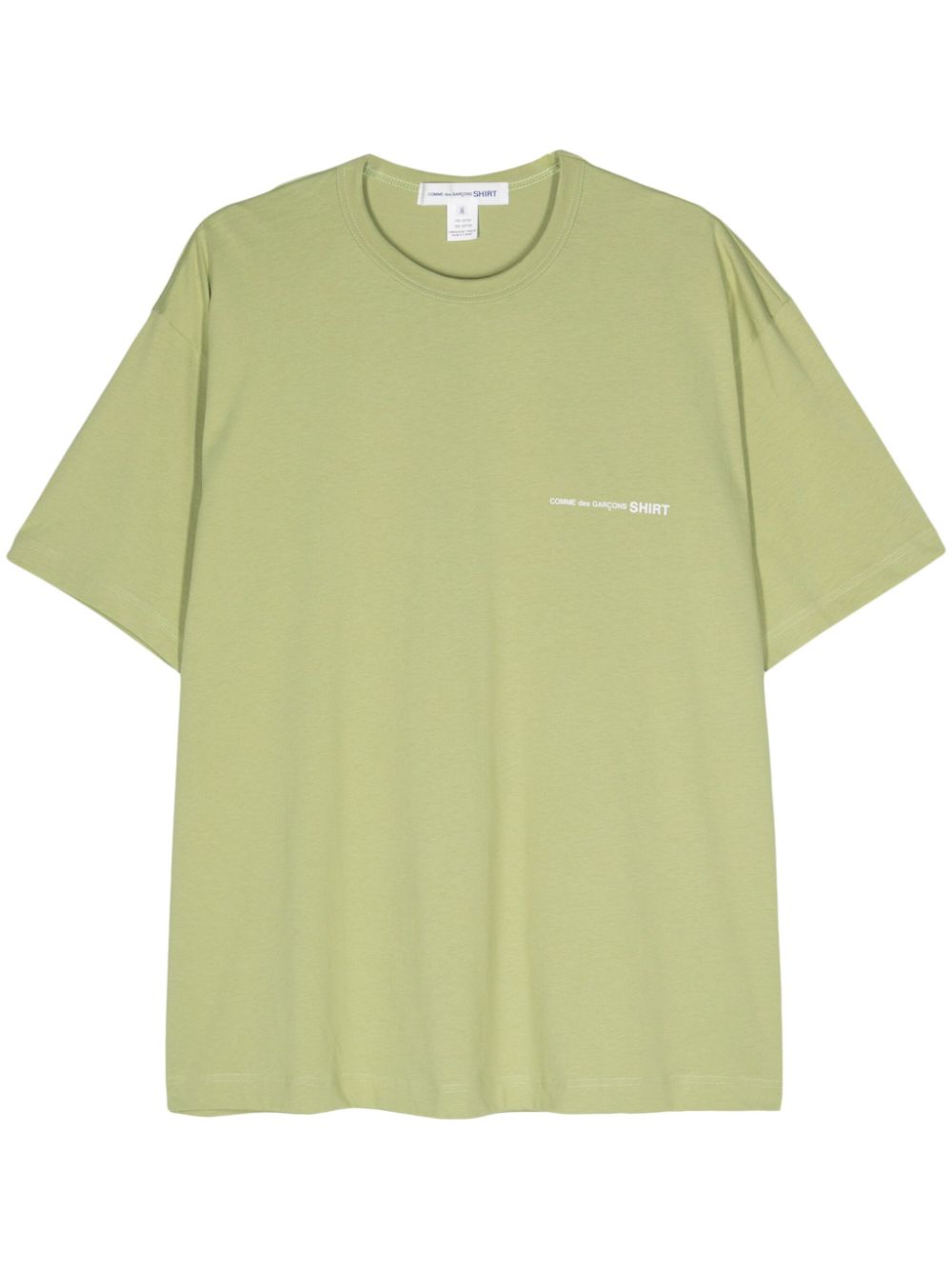 Logo-print cotton T-shirt - Green