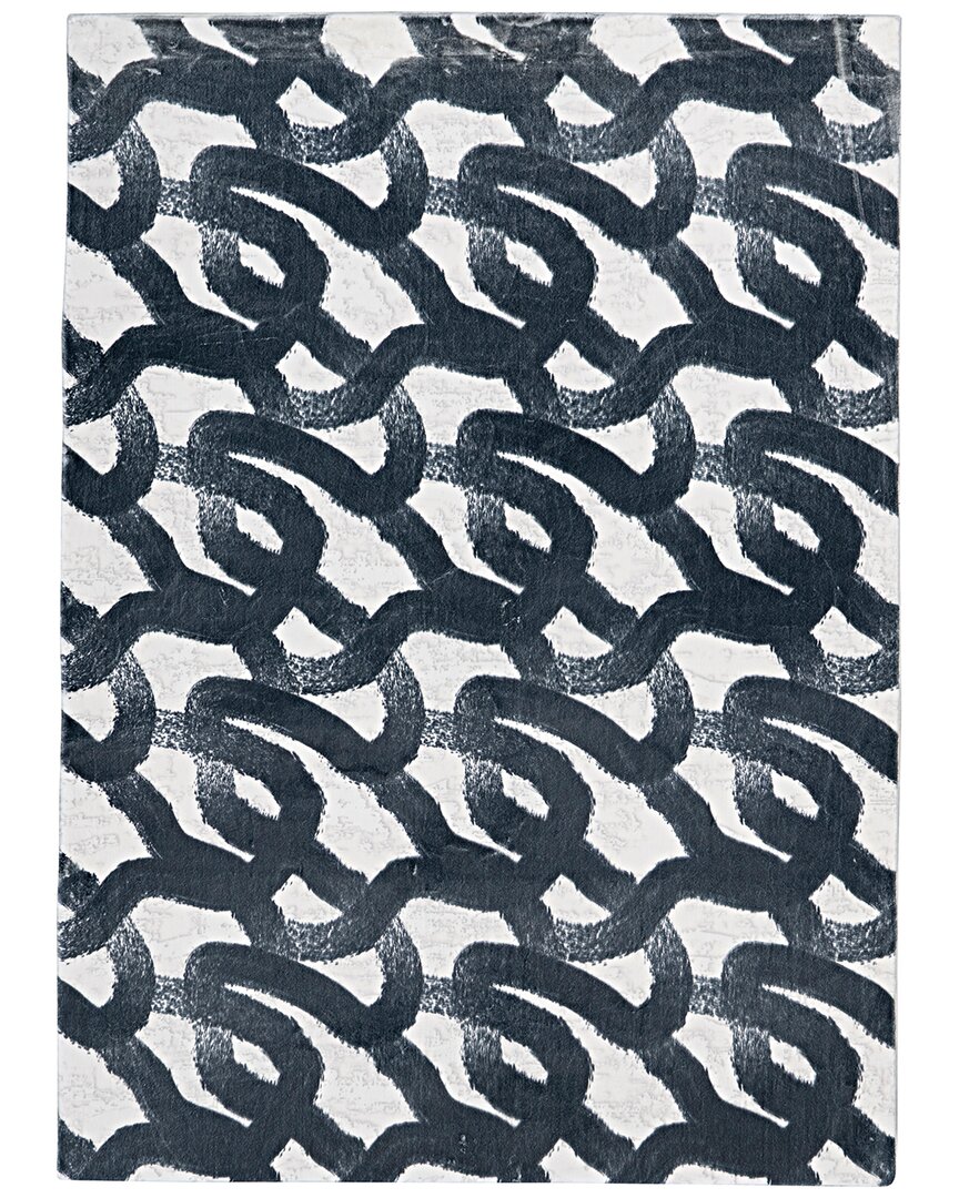 Motif Printed Soft Sketch Area Rug