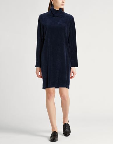 Woman Mini dress Navy Size 8 Cotton, Modal, Elastane