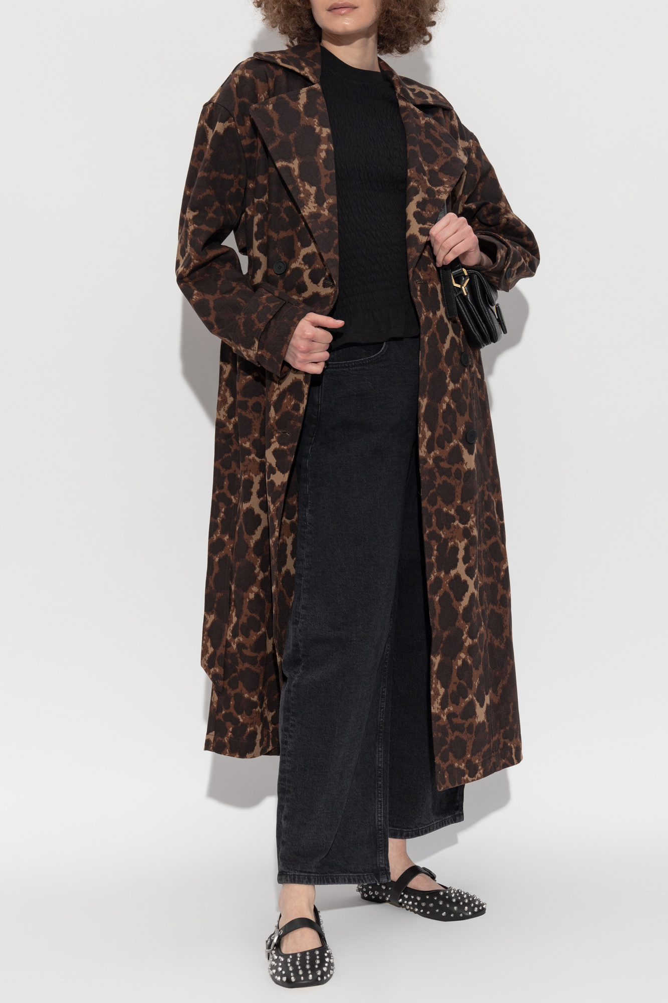 Trench Coat `Abel`, Women's, Brown
