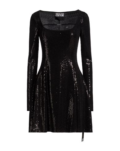Woman Mini dress Black Size 0 Polyamide, Polyester, Elastane