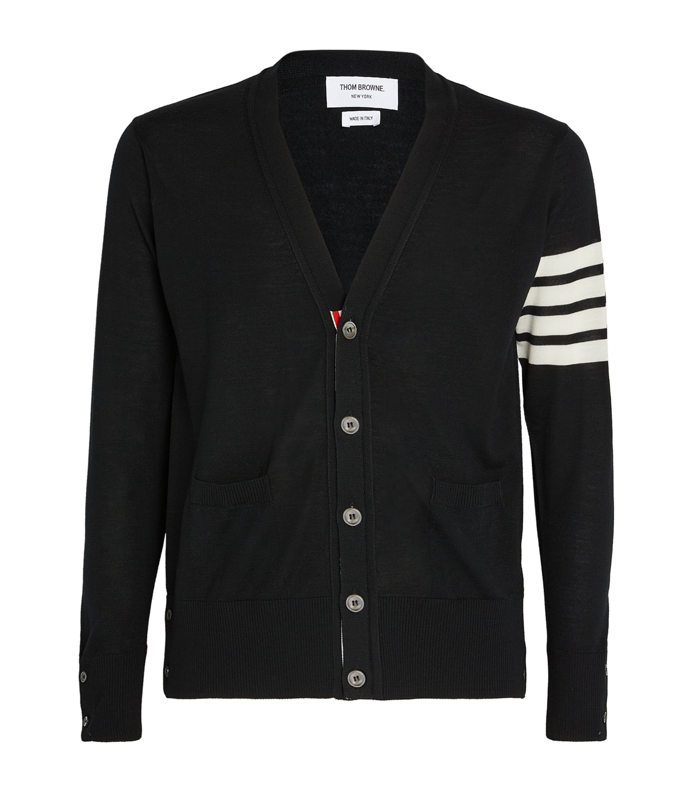 Merino Wool 4-Bar Cardigan