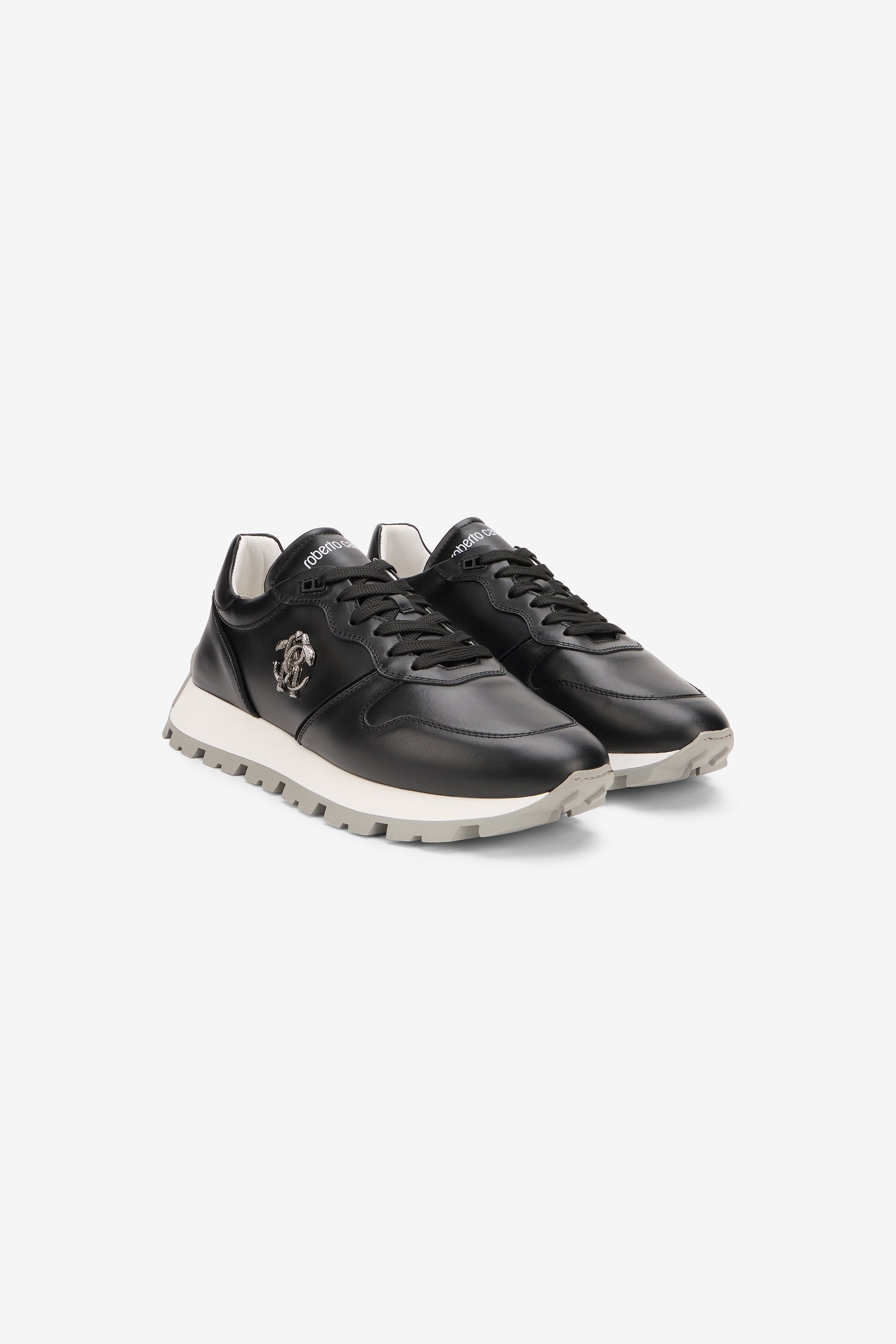 Black Sneakers With Rc Monogram