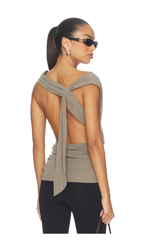 Superdown Cecilia Top in Grey. - XS also in L, M, S