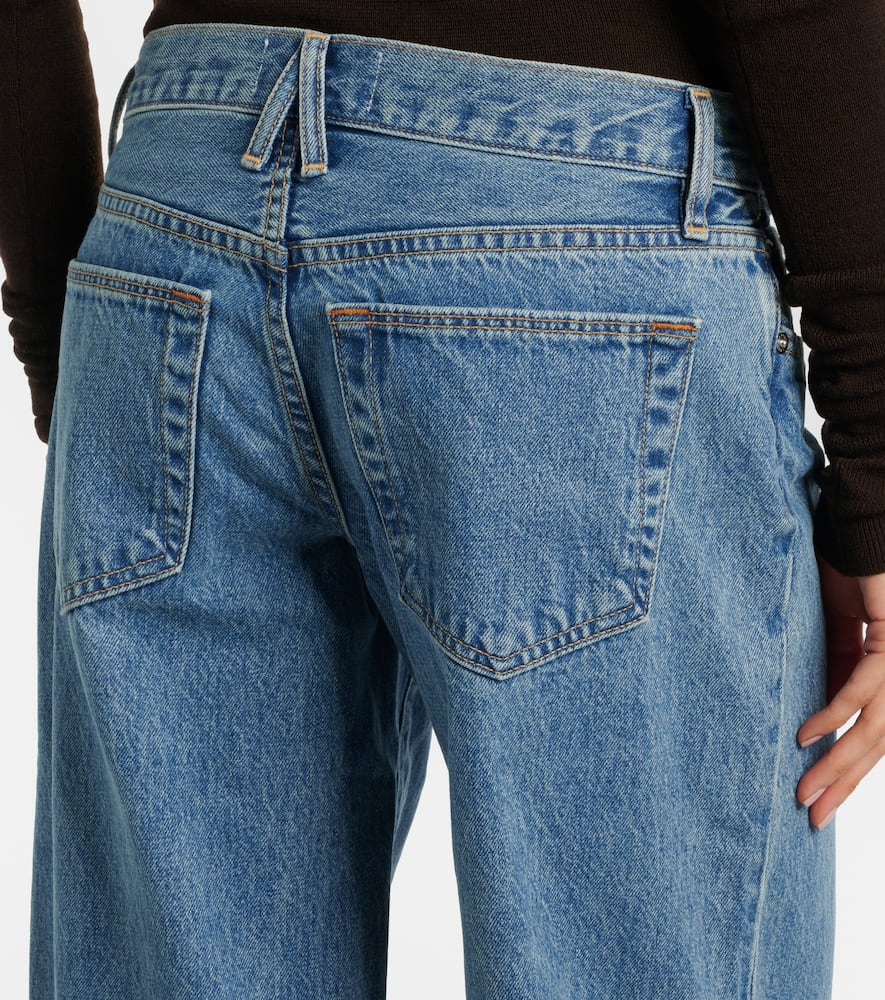Lexi low-rise wide-leg jeans