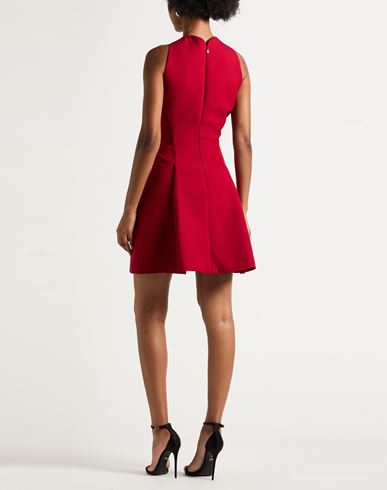 Woman Mini dress Red Size 6 Wool, Viscose