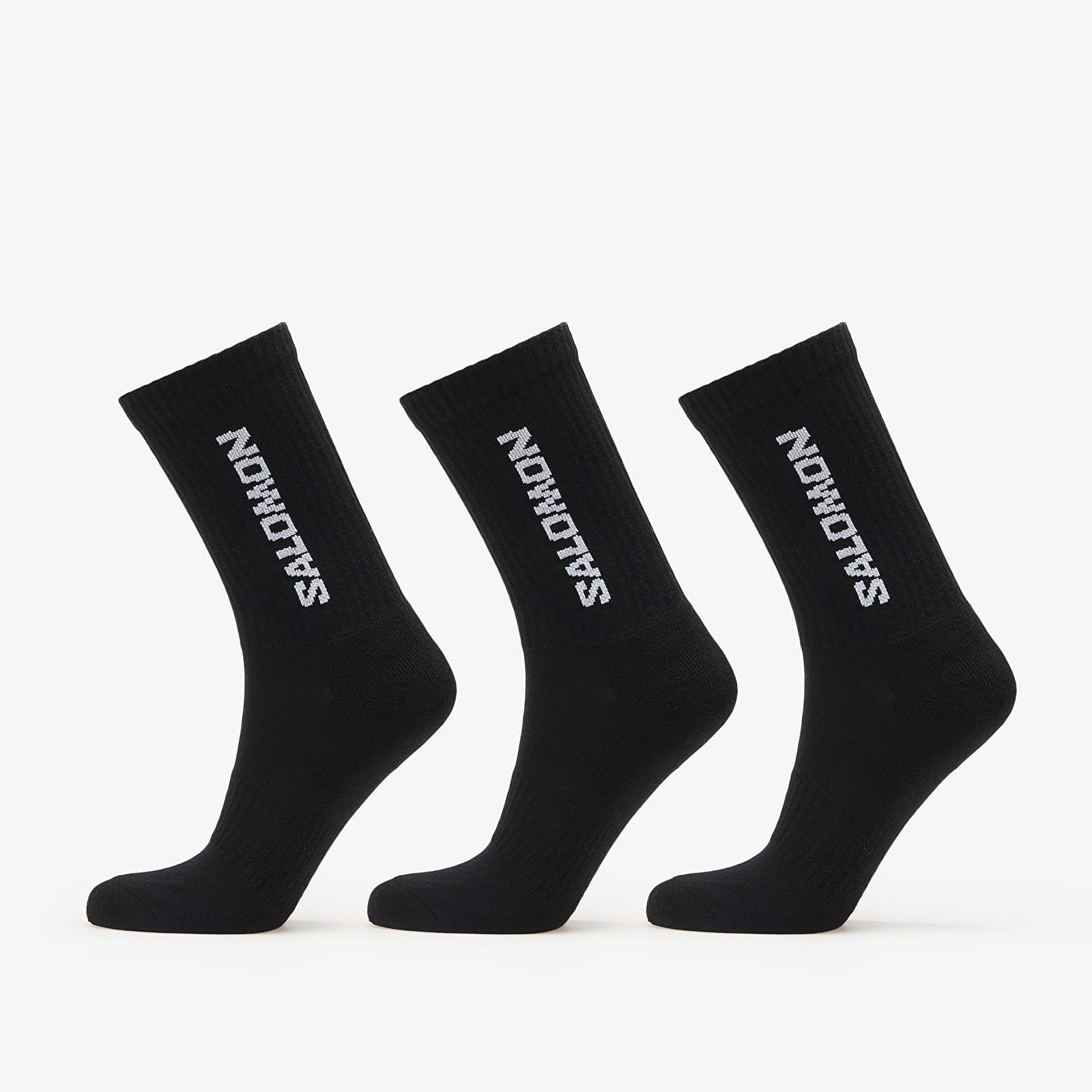 Men's EVERYDAY CREW SOCK 3-PACK in Black, Size X-Large