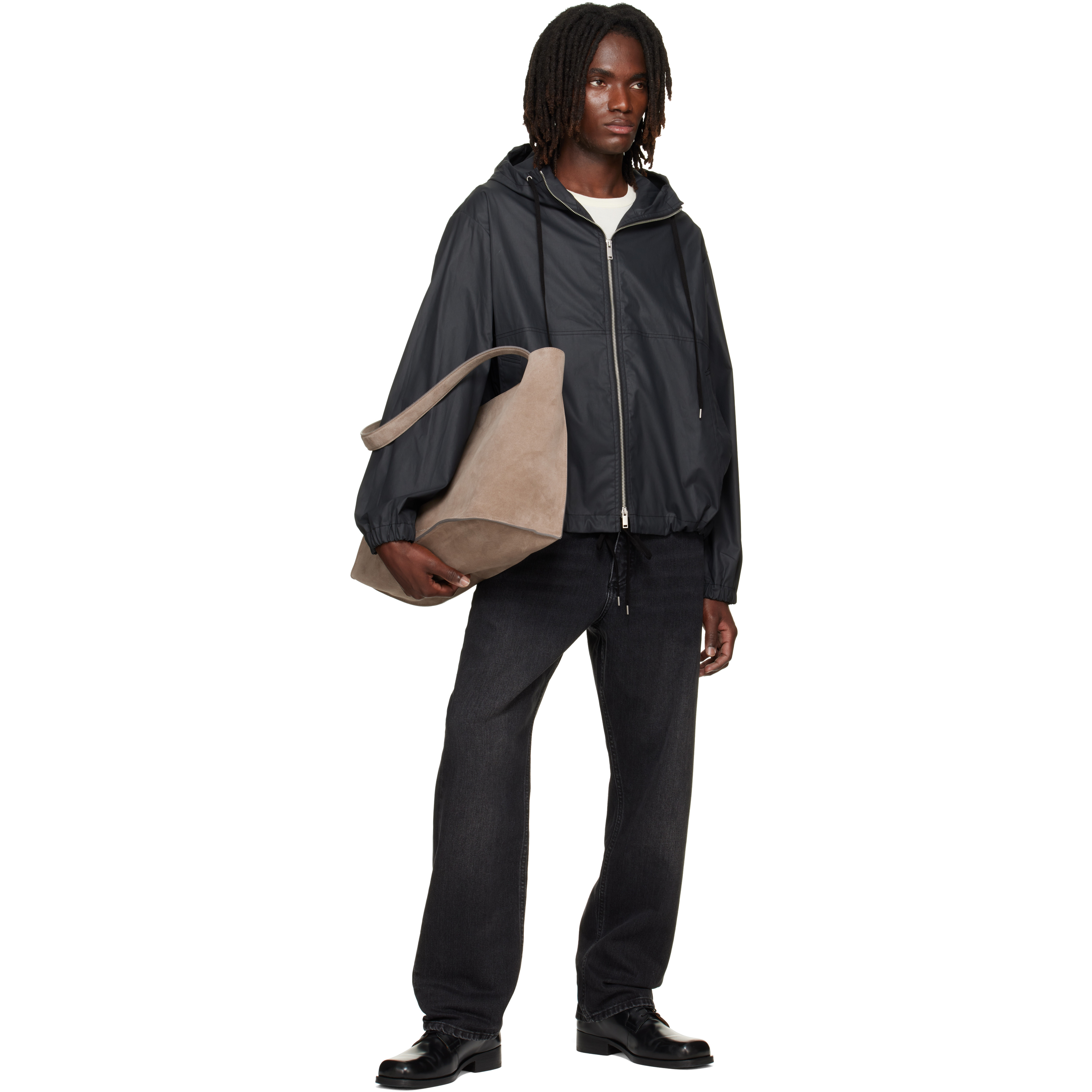 Brown Doublet Suede Tote