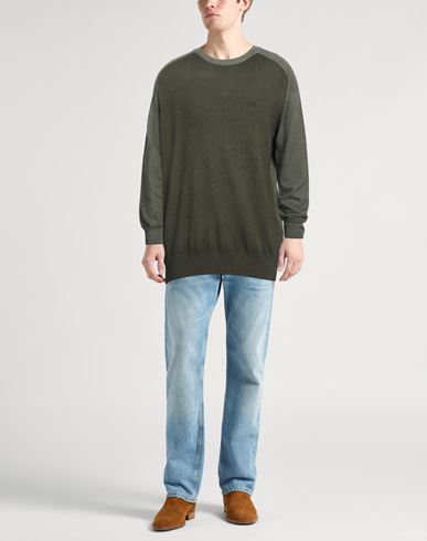 Man Sweater Military green