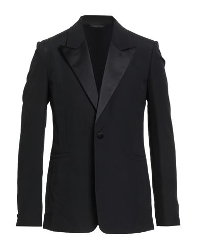 Man Blazer Black Size 38 Wool