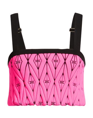 Woman Top Fuchsia Size 4 Polyamide, Viscose, Elastane