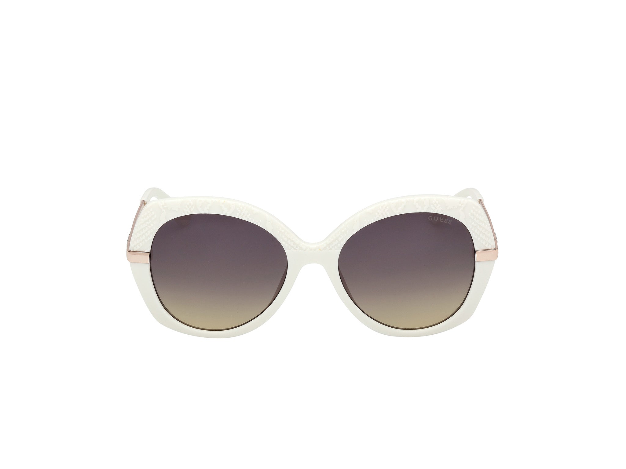 Guess Mujer Guess GU00215 21B Gafas de sol Inyectado Marfil Fumar Redonda Norma