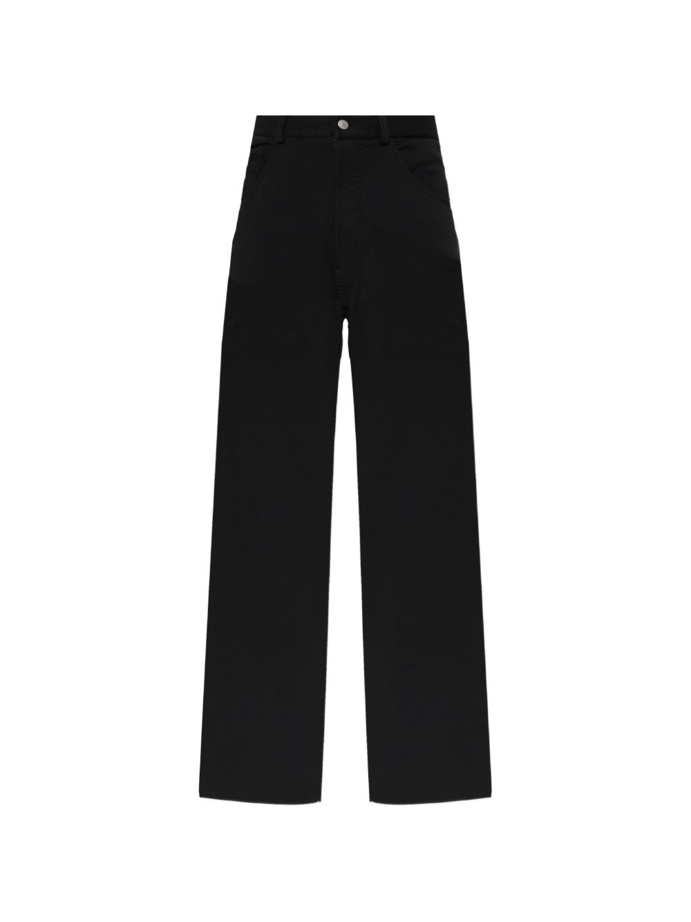 Cotton Trousers — Black