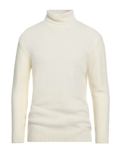 Man Turtleneck Cream Size S Acrylic, Wool, Polyamide, Elastane