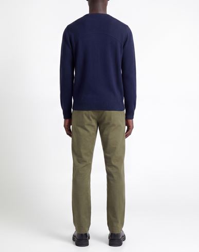 Man Sweater Midnight blue Size L Wool, Polyamide