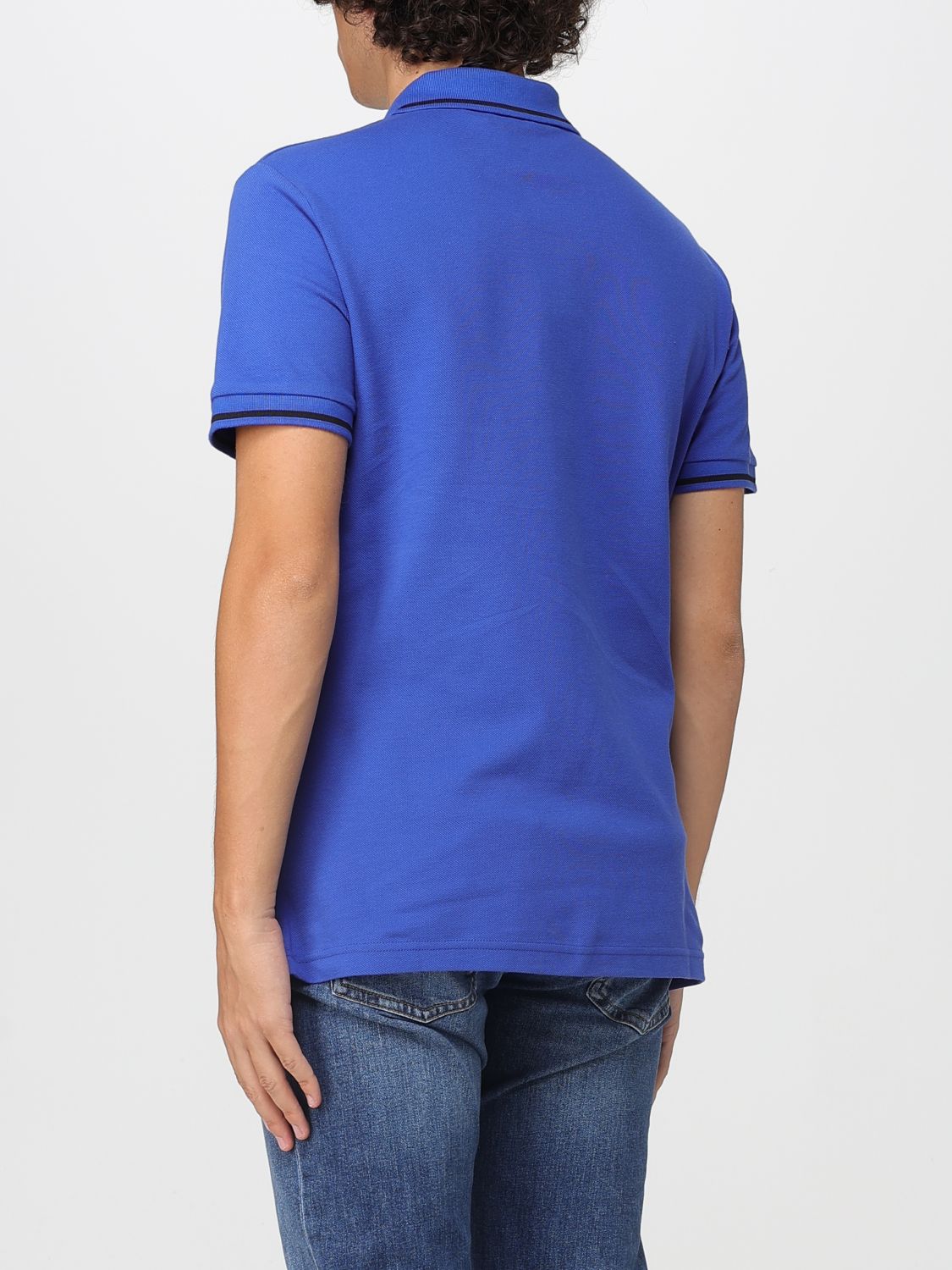 Polo Shirt Men color Blue