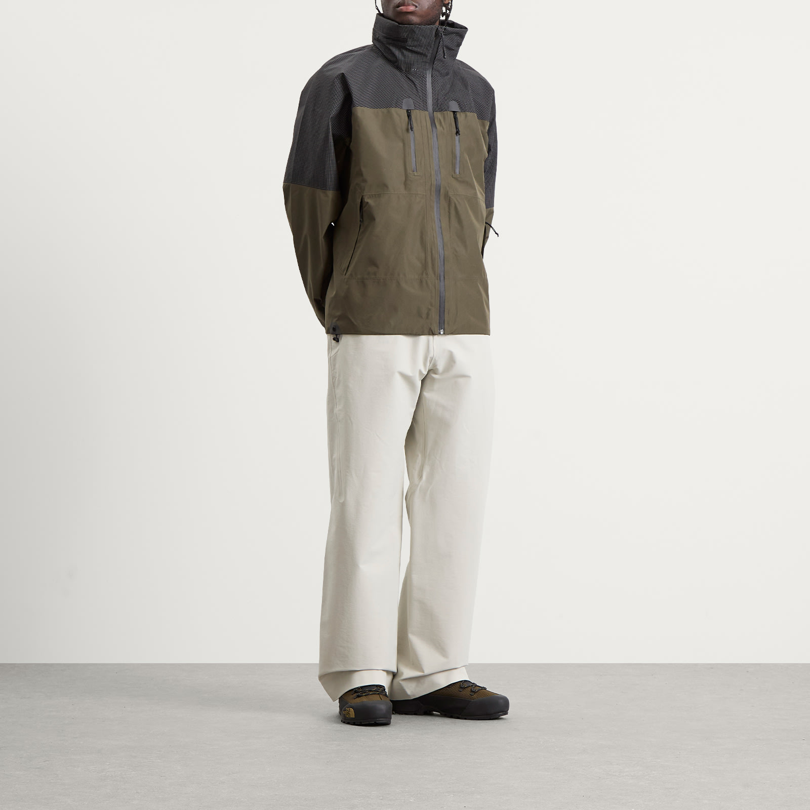 Men's HKE Devils Thumb Gore-Tex Jacket New Taupe Green/Tnf Black