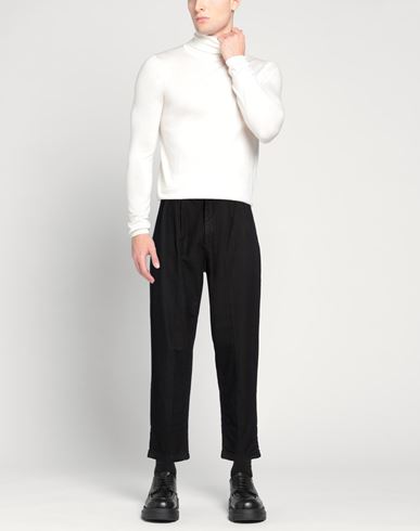 Man Pants Black Size 34 Cotton, Modal, Elastane