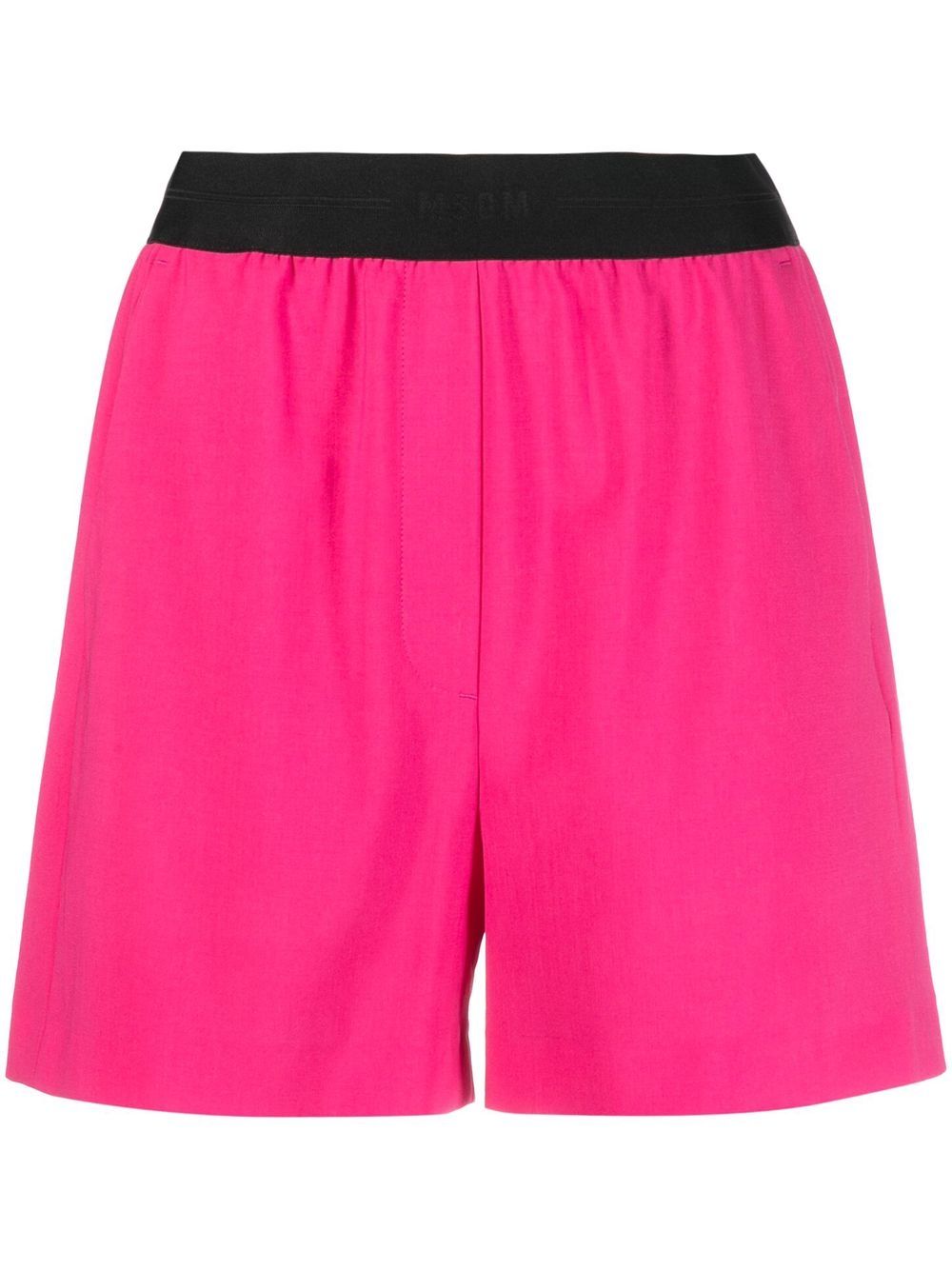 Logo-waistband shorts - Pink