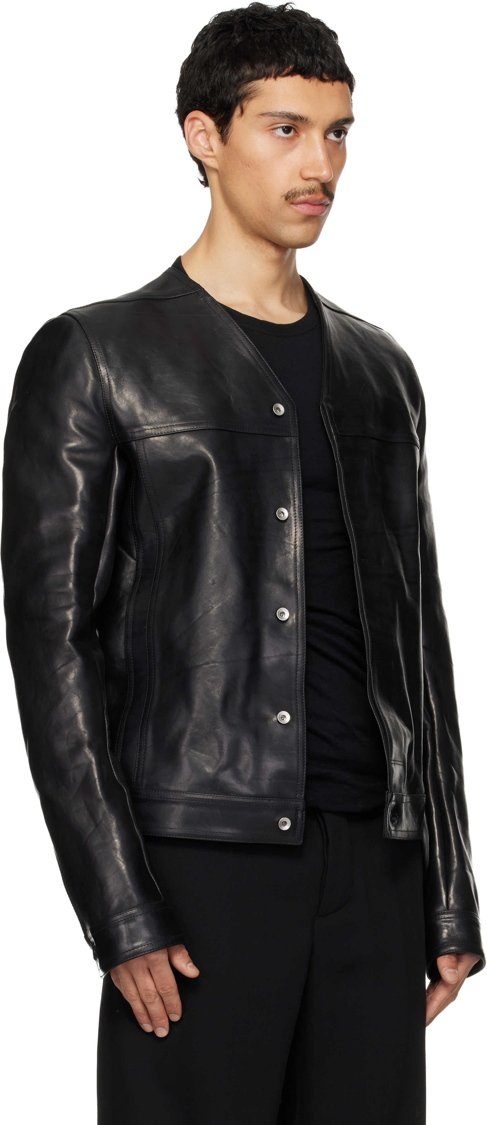 Black Temple Work Jacket