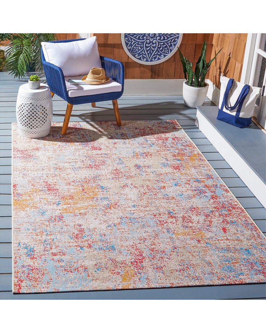 Summer Vibral Power-Loomed Indoor/Outdoor Rug