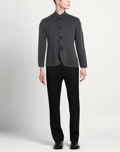 Man Blazer Charcoal Size 40 Cotton, Polyester, Elastane