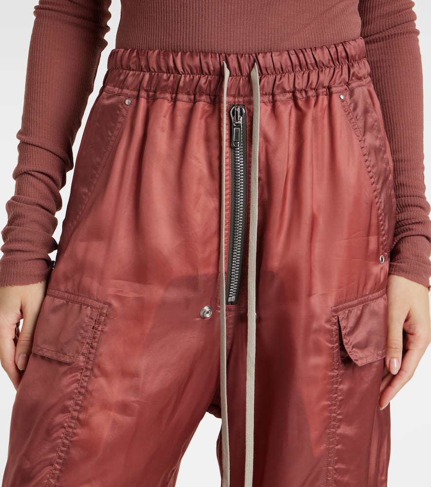 High-rise cargo pants