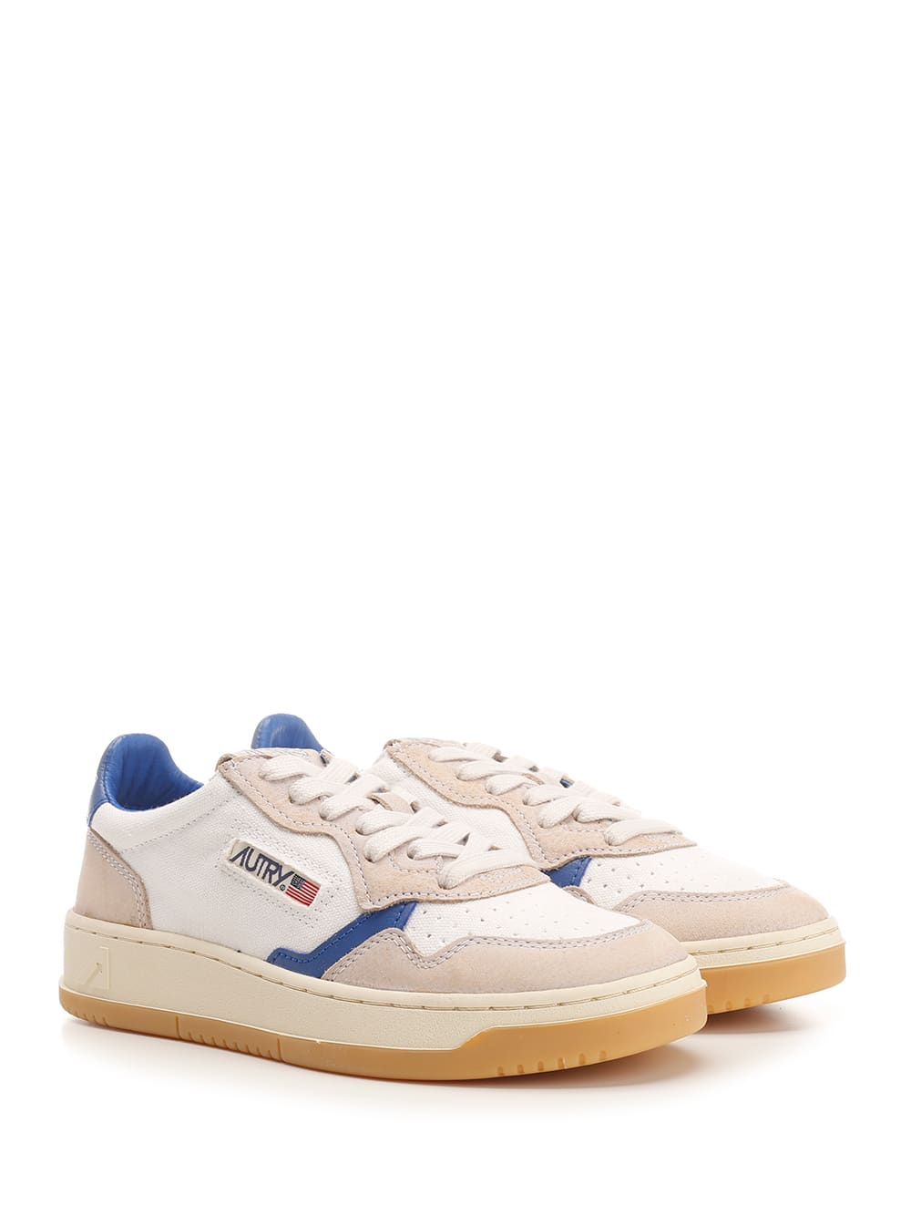 Medalist Sneakers In Leather And Canvas
