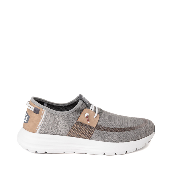 Mens HEYDUDE Sirocco Slip-On Casual Shoe - Grey