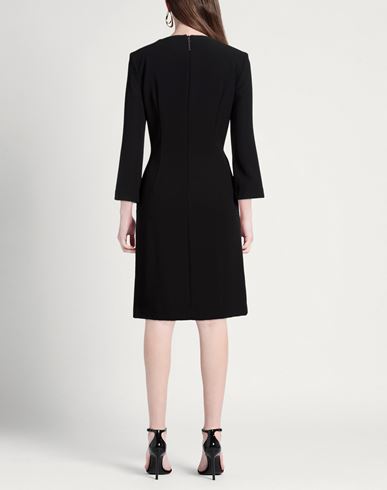 Woman Midi dress Black Size 4 Polyester, Elastane