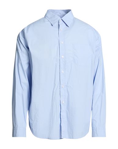 Man Shirt Sky blue Size XL Cotton