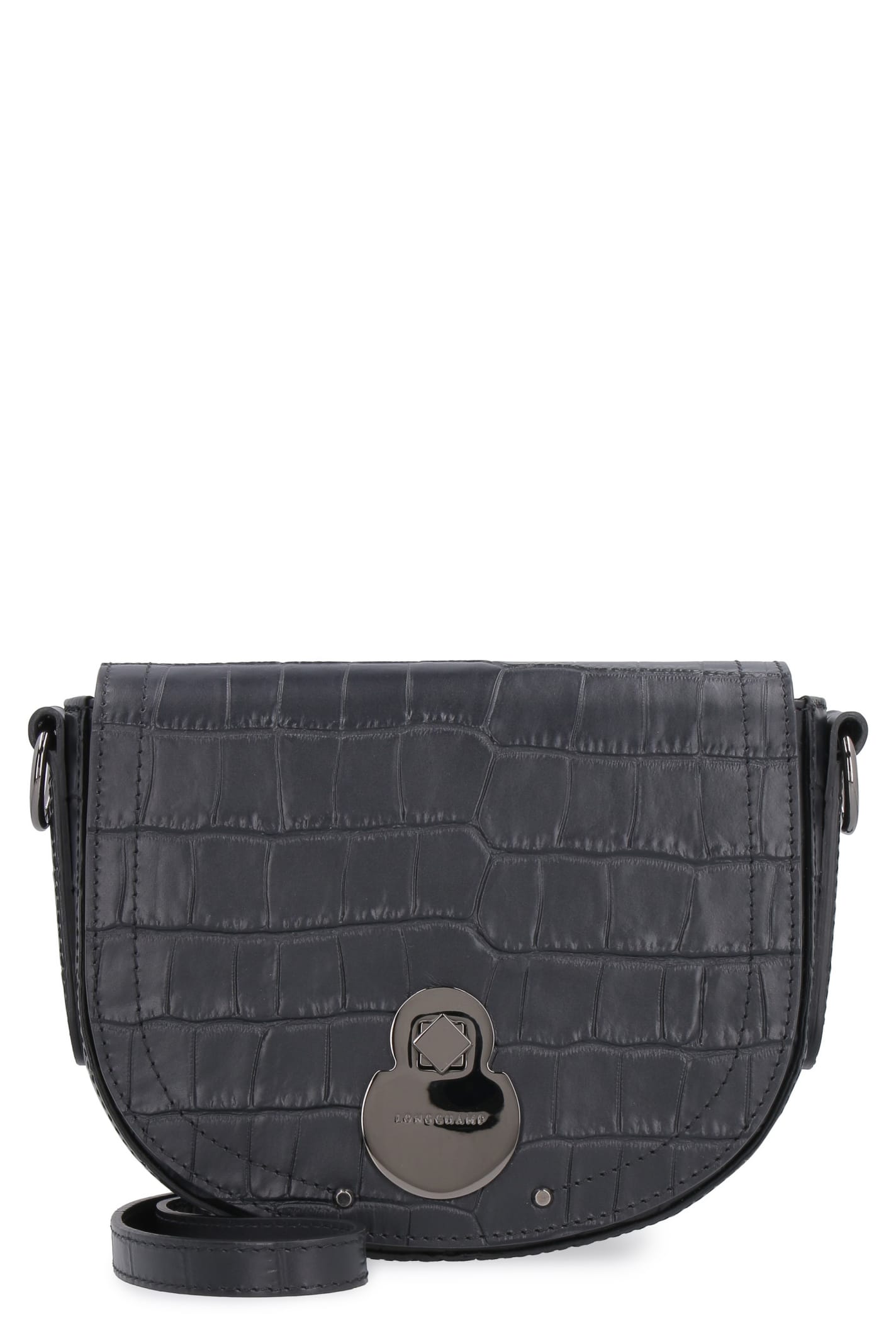 롱샴 여성 캐벌케이드 크로커다일 효과 가죽 11173379