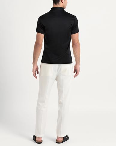 Man Polo shirt Black Size M Cotton