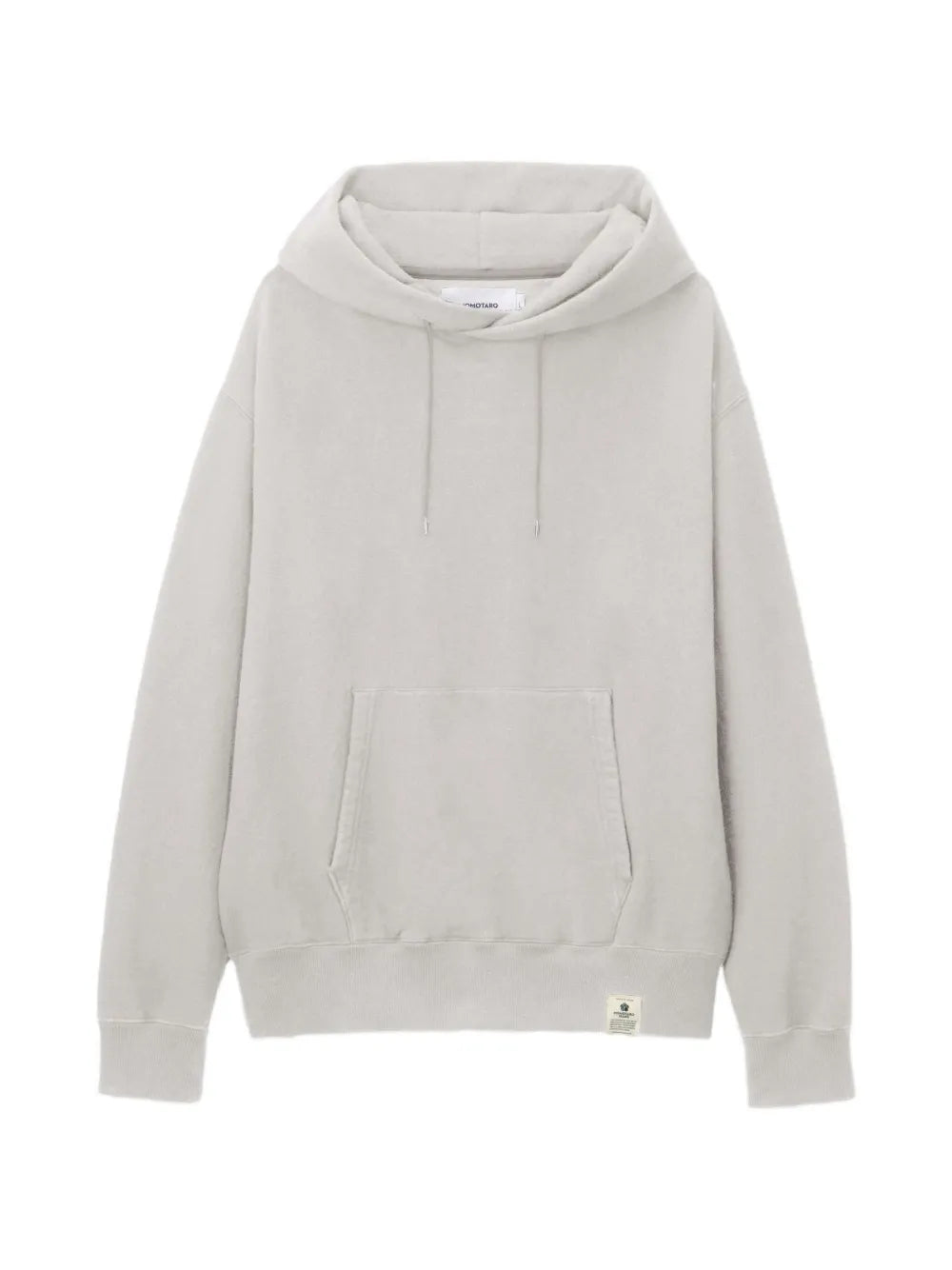 Drawstring-hood hoodie