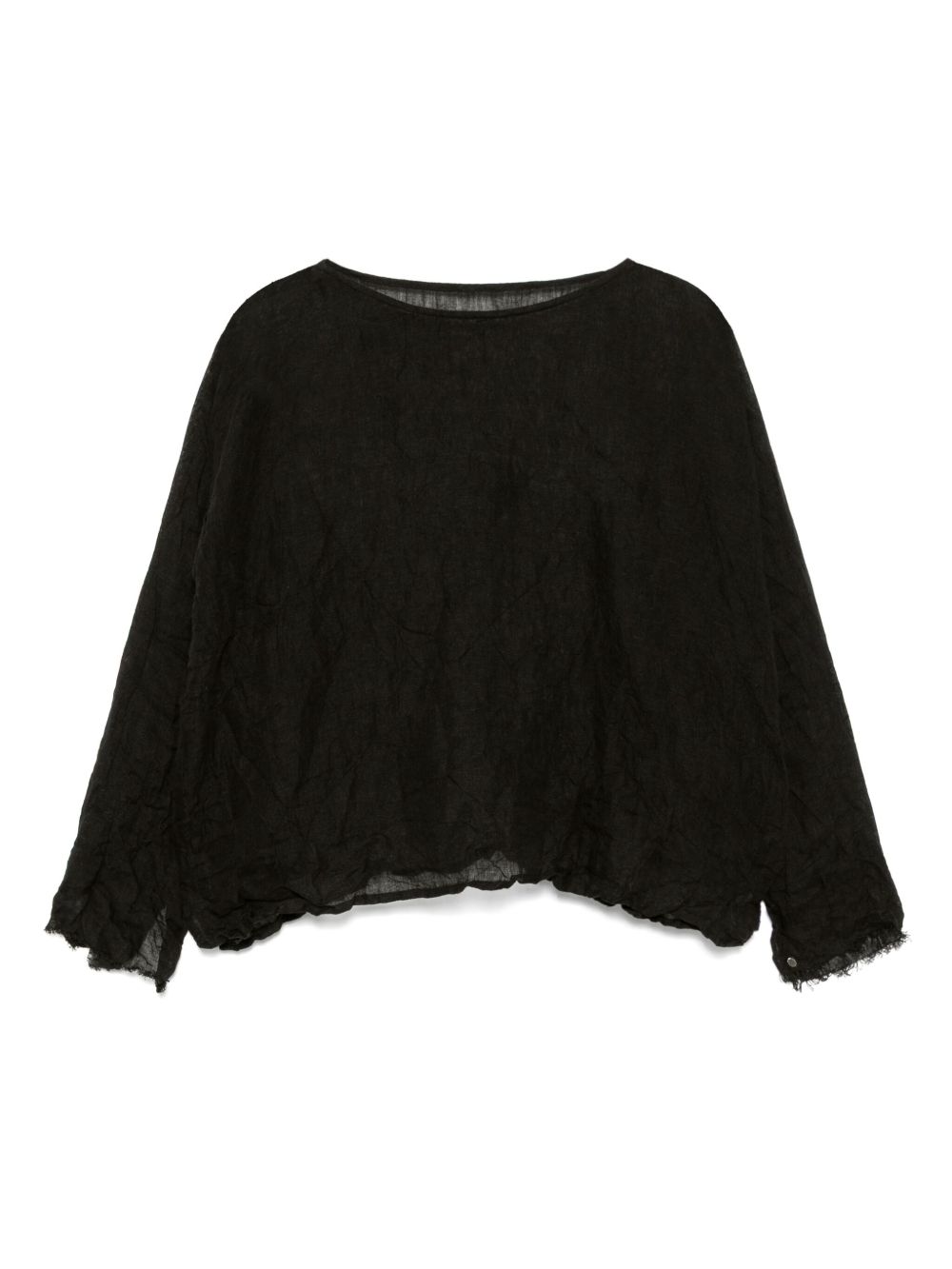 Daniela Gregis linen blouse - Black