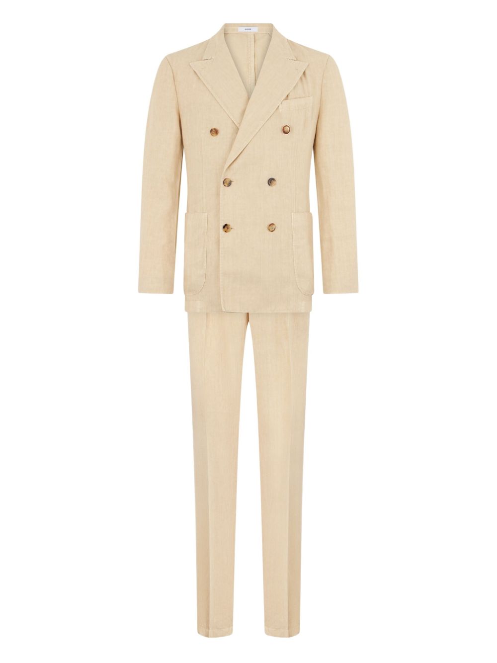 Boglioli linen suit - Neutrals