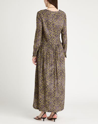 Woman Midi dress Purple Size 6 Viscose