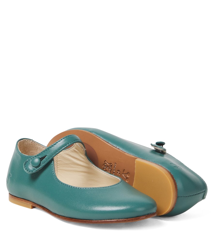 Ella leather Mary Jane flats