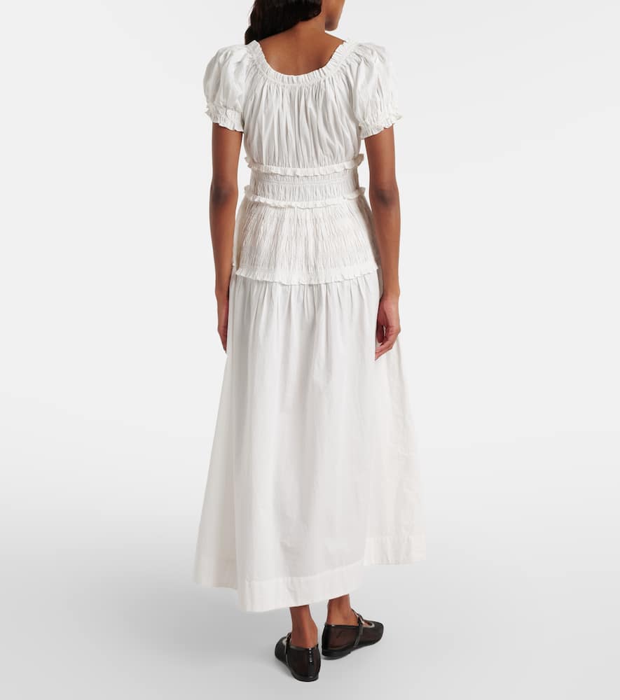 Dôen Leanne cotton poplin midi dress