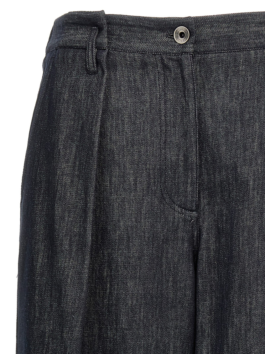 A-line Pleated Pants