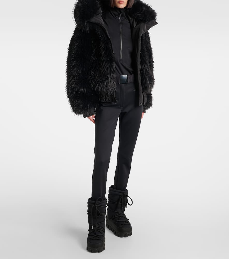 Indira reversible faux fur ski jacket