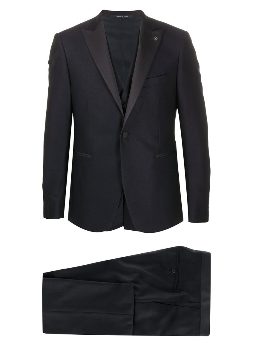 Navy Blue Three-piece Suit
