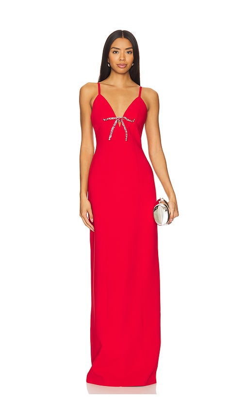Cinq a Sept Adele Gown in Red. - 10 also , 0, 2, 4
