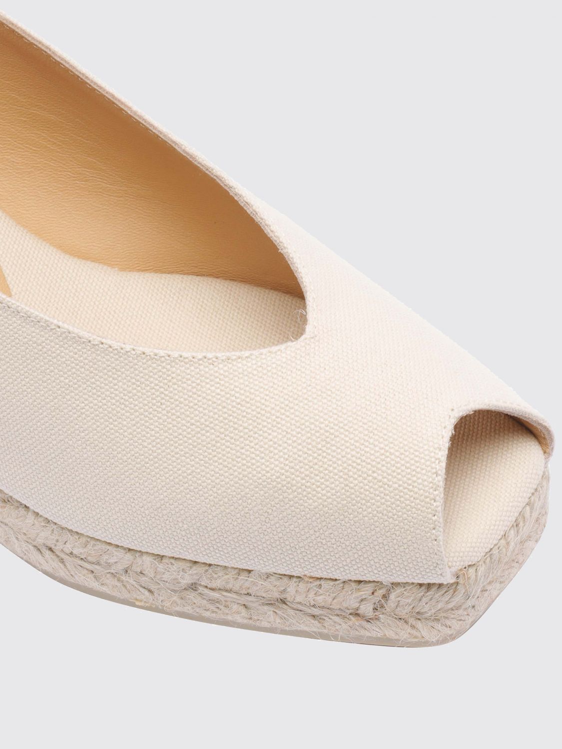 CASTAÑER Wedge Shoes Woman color White