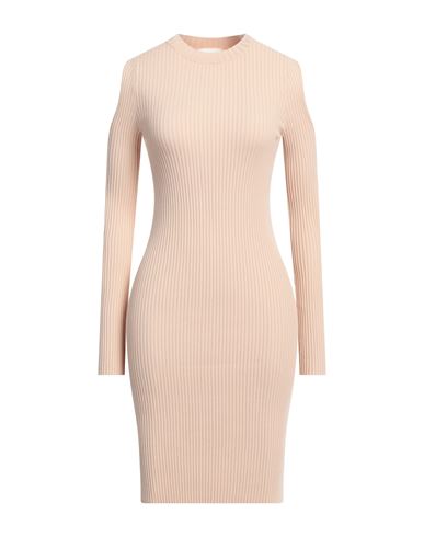 Woman Mini dress Beige Size ONESIZE Viscose, Polyester