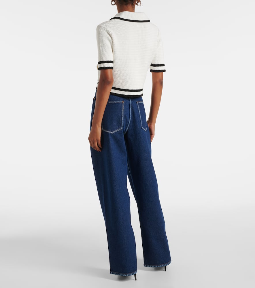 Nina Ricci High-rise wide-leg jeans
